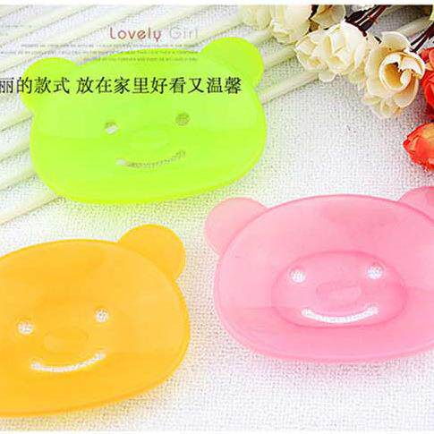 Korean-style creative cute cartoon soap dish, home bathroom