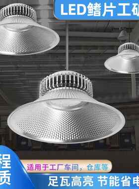 超亮工矿灯led厂房灯厂房吊灯工业车间照明灯60W100W仓库灯