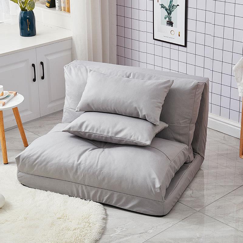 懒沙发科技JME布人式小户型两软榻榻米单双人阳台卧室沙发床折叠