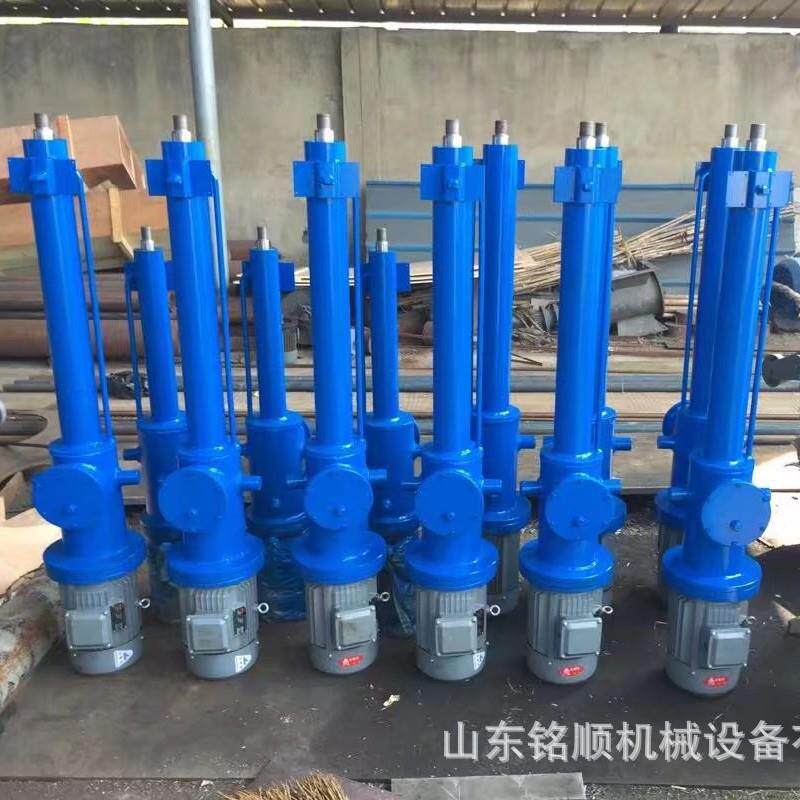 安源 推力足压力稳电液油缸 自锁电动推杆 带行程限位电动推杆