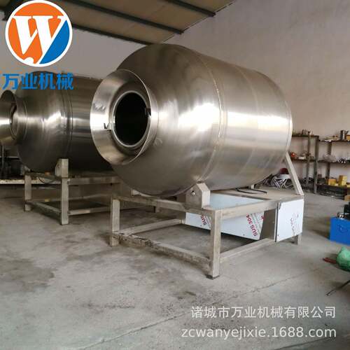 厂家供应现货发售全不锈钢真空滚揉机鸡肉腌制真空滚揉机