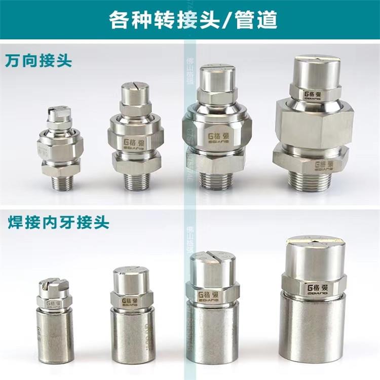 乐熙环保 厂家生产不锈钢扇形喷头 高压扇形喷头