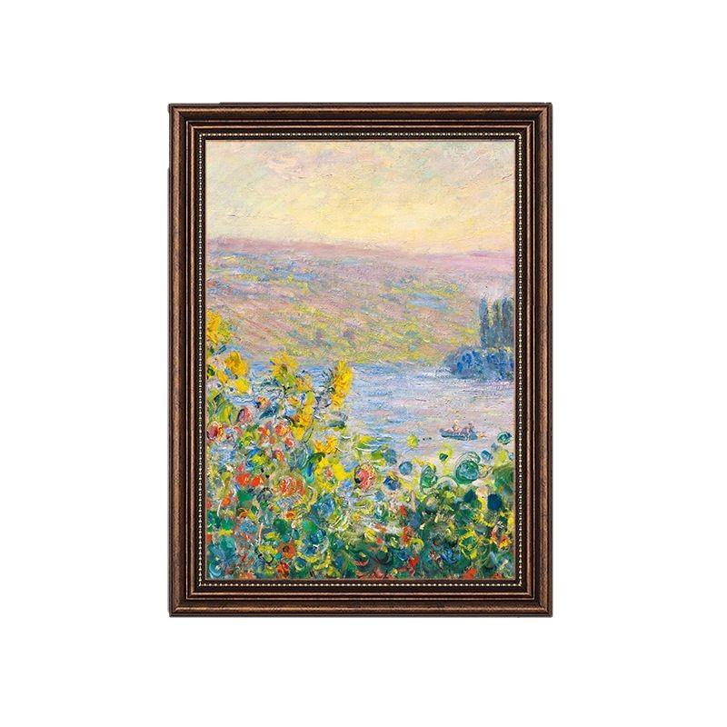 莫奈世界名画仿油画客厅玄关装饰画美式挂画卧室风景壁画定做