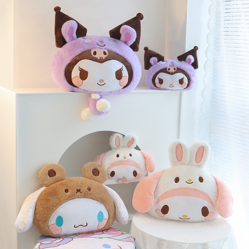 卡通抱枕被子两用办公室枕头毯子二合一沙发汽车靠垫车载毛毯靠枕