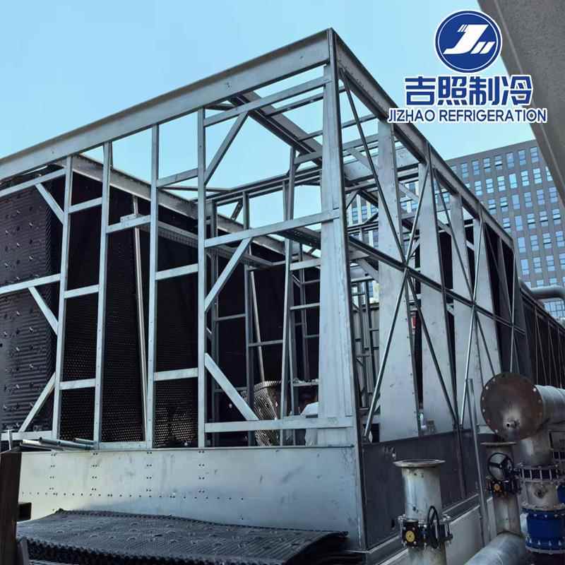 空调制冷机组配H套音横流低噪静型形冷却钢塔全半钢横流方冷水塔