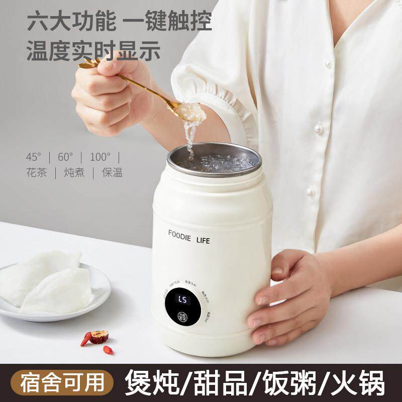 电热水杯烧水杯加热水杯小型可携式旅行出差办公室学生宿舍电热杯