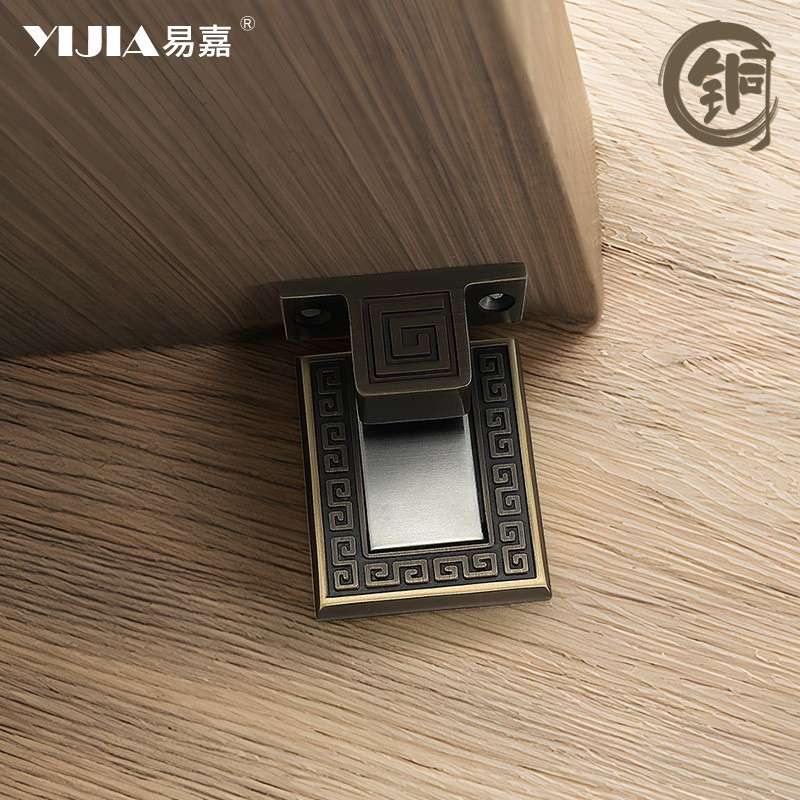 门吸免打磁孔新地吸门阻9025器隐形门挡顶防强铁门款碰卫生间门后