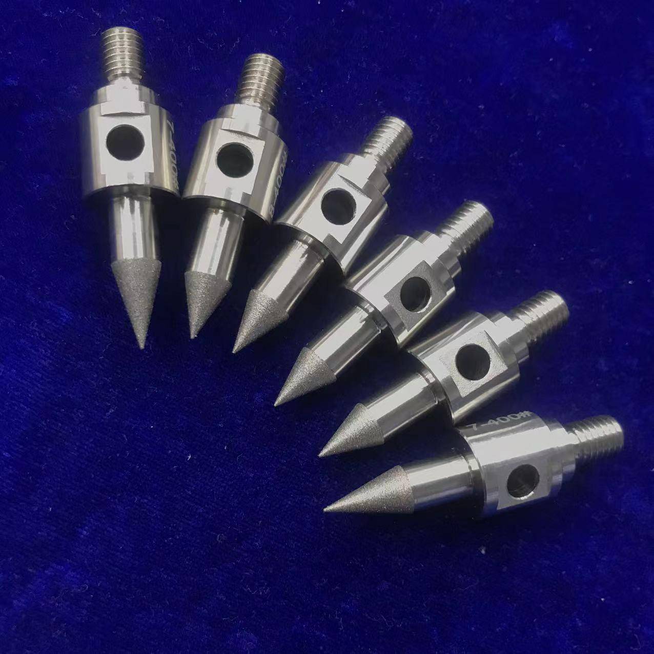 科美电镀20CBN形高针磨头金刚石不锈钢锥轴承钢顶用精度锋利图片