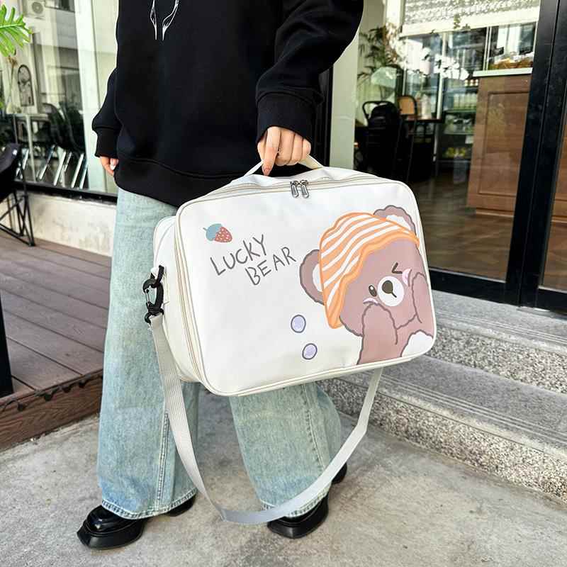 行短途旅收纳包衣服收佐致(收袋单肩纳包大容量便登机包携行李包