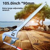 威达特大号活动扳手活动扳手105.0inch 84.0inch开口6 mm开口90mm