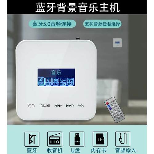 包邮86型智能家居入墙式家庭背景音乐主机控制器系统套装蓝牙主机