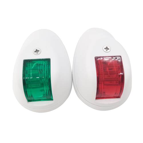 白色左右舷灯91.5*59*12-24V LED 小艇用航行灯船用游艇五金配件