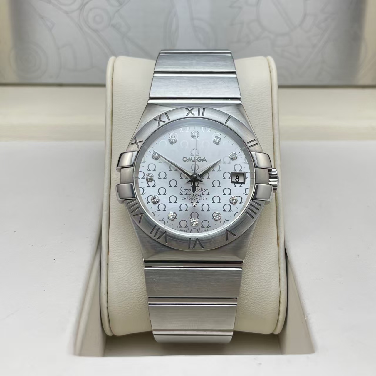 公价41200（98新）欧米茄星座自动机械123.10.35.20.52.002男表