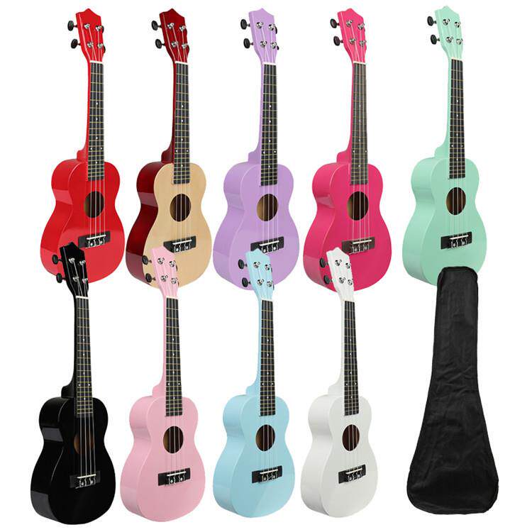工厂现货 23寸初学者入门木制彩色尤克里里 工厂现货供应 ukulele