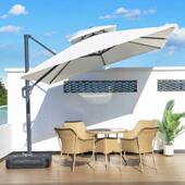 户外遮阳伞庭院专用 摆摊露天大伞棚别墅适用 罗马伞设计露台防晒