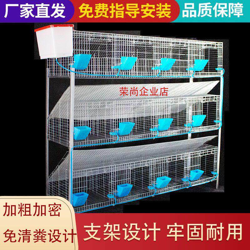 兔子笼自动清粪防喷尿兔笼家用养殖场专用专业特大号超大兔子笼子