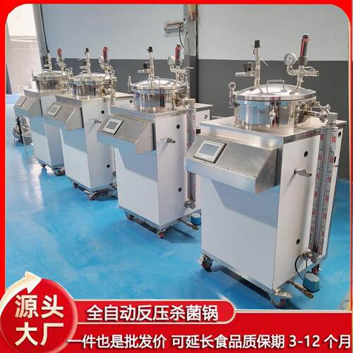 全自动高温高压杀菌锅咸鸭蛋真空灭菌设备熟食粽子小型立式杀菌