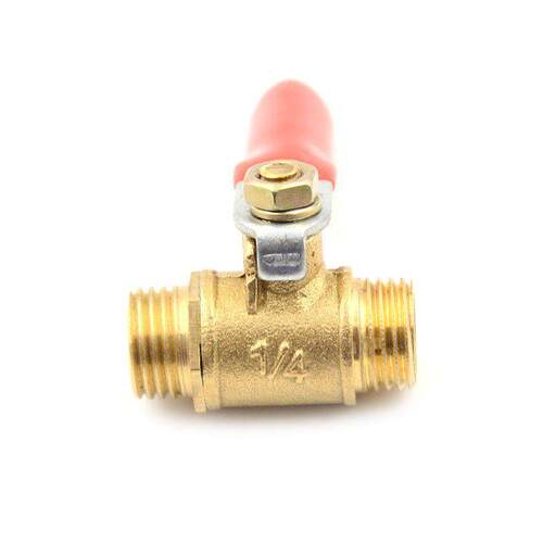 1PC Straight 1/4 Male To Male Pipe High Quality Pipe Ball V