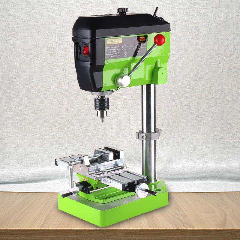 数显小型台钻多功能工业级台式电钻家用小型220v钻孔机钻台支架