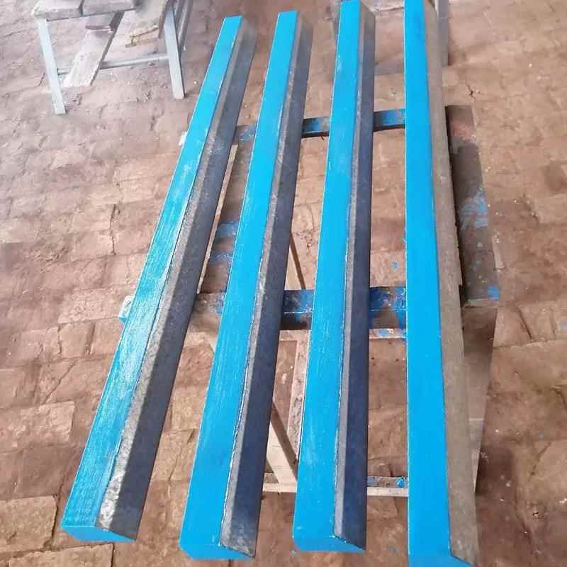 铸铁5尺工字平型直尺机床维刮研HRJ工具5度燕尾尺调平平板工修作