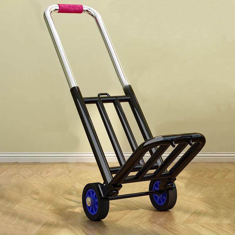 快递小推车家用搬行李可折叠便携超市购物车拉杆车搬货摆摊手推车