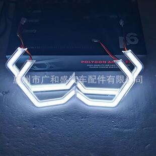 通用车灯改装 饰罩 OSS日行灯异形天使眼勺子灯LED单双光幻彩透镜装