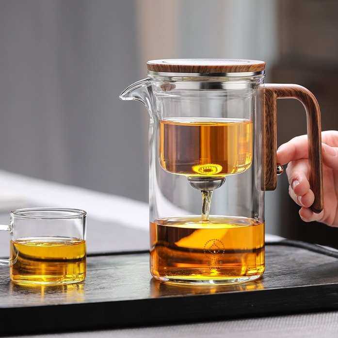 泡茶壶茶水分离飘逸杯 耐热过滤冲茶功夫茶具磁吸泡茶杯热卖,餐饮具,茶壶,淘宝优惠券,粉丝福利购,淘宝优惠卷