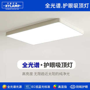个性 全光谱吸顶灯客厅灯2025新款 护眼灯北欧家用简约现代卧室房间