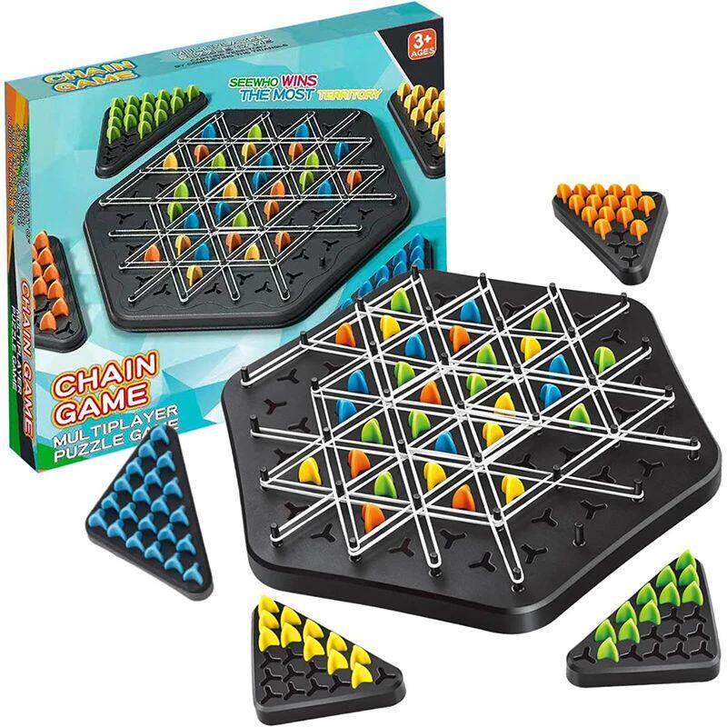锁炼三角象棋游戏三角皮筋教育游戏