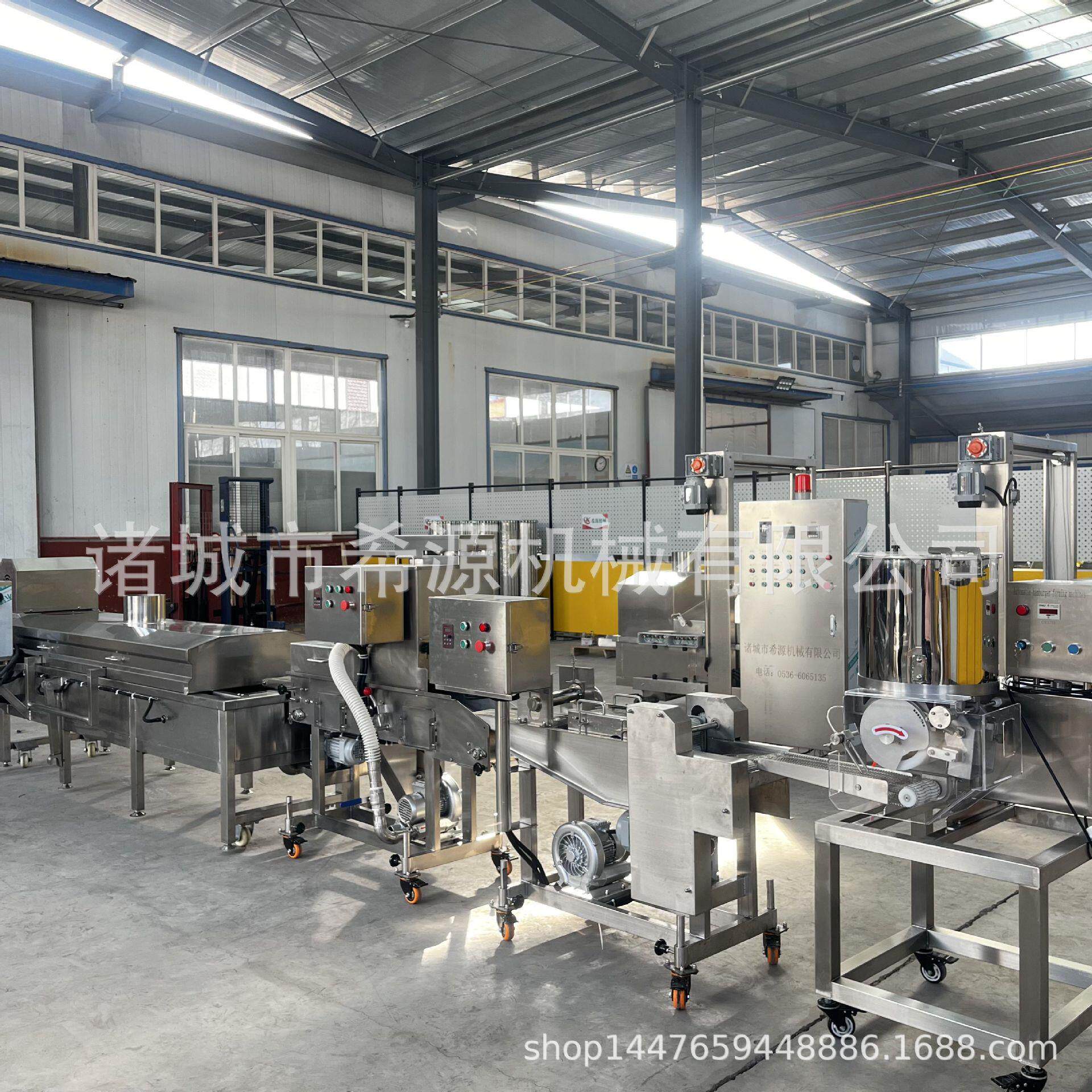 全自动鸡块牛肉汉堡肉饼成型 虾鱼蔬菜麦乐鸡块加工流水线