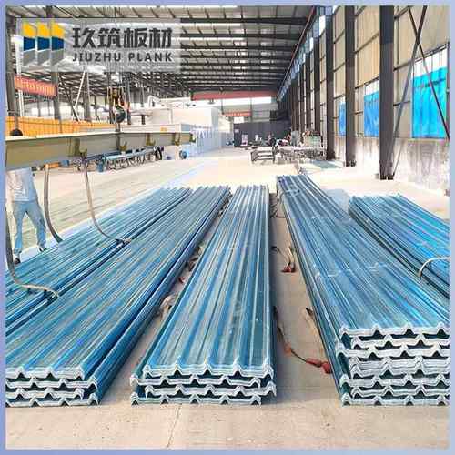 玖筑透明采光瓦frp玻璃钢采光板厂房采光瓦温室大棚阻燃型树脂瓦