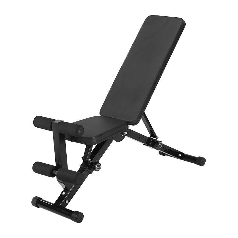 杠铃折叠凳哑铃蹲举重杠铃床多功能架套装深推健身器材训练椅卧