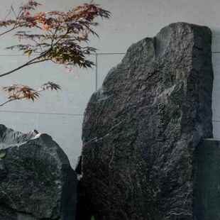 工厂黑山石加工流水钵假山景观置石庭院园林摆件异形加工来图定制