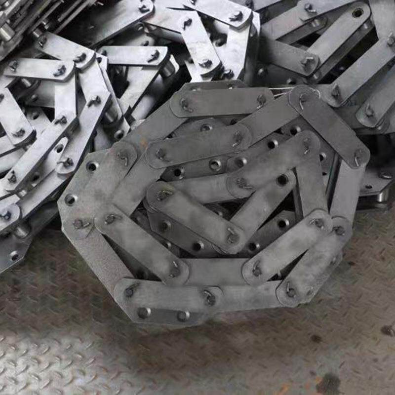 FU板式斗式提升机链条矿用运输锰钢链条工业转动双节距板式链条