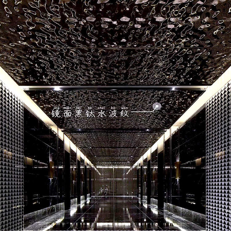 宝石蓝板彩色 镜面厂家8k不锈钢板水波 纹板不锈钢工程装饰不锈钢