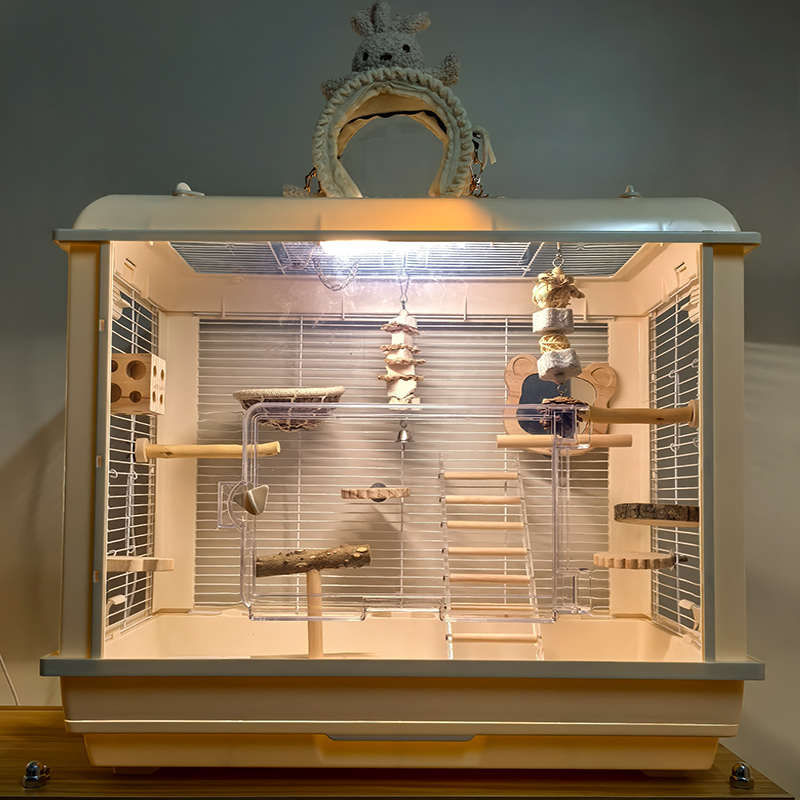 特大号宠物鸟笼鹦鹉笼生态透明亚克力牡丹玄凤虎皮专用家用笼子新
