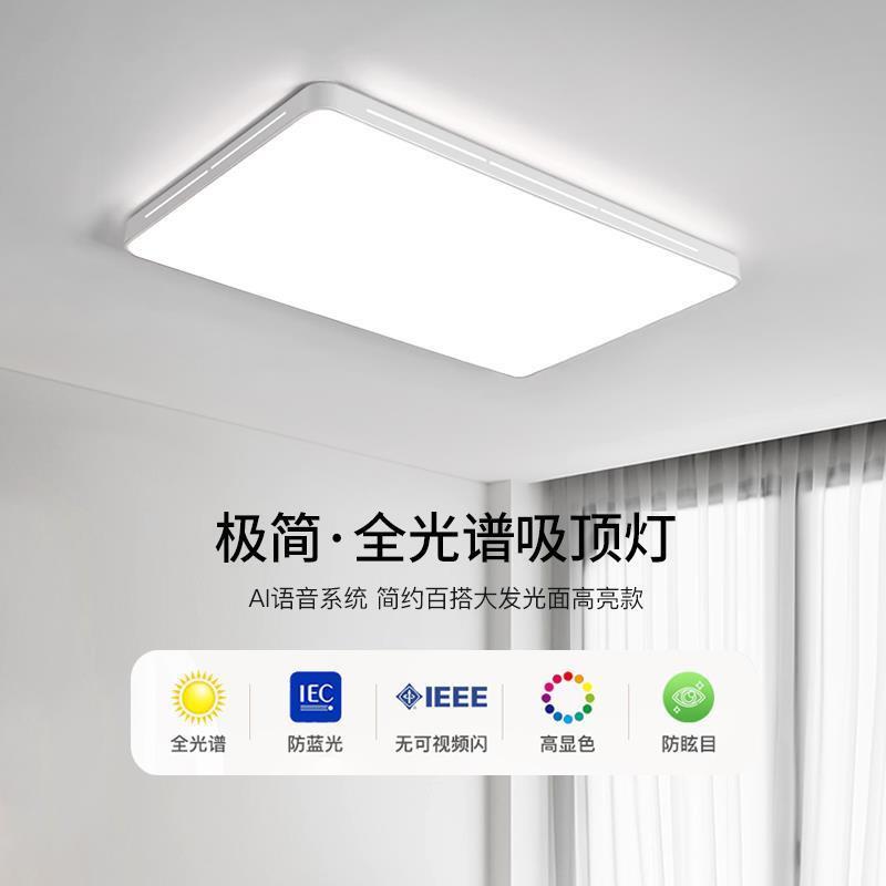 特价高亮护眼款现代简约客厅大灯卧室吸顶灯家用全光谱灯具套餐