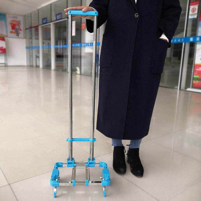 锈钢轻手便买菜小拉轮车可A4款折叠四大不承重推车