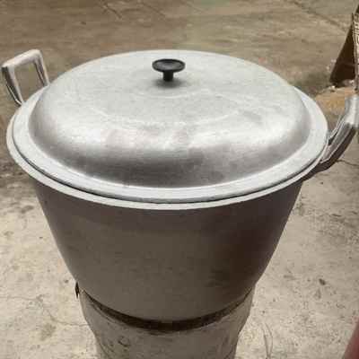 铝蒸锅加厚加高纯铝双层大蒸锅铝制汤锅老式家用耐用烧水超大铝锅