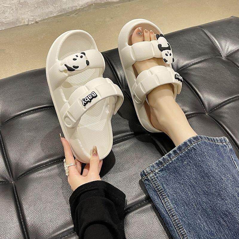 沙滩拖鞋女款海边可下水湿水踩水凉拖外出下雨天穿的凉鞋外穿玩水