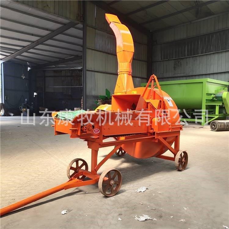 时JWE产8吨铡丝干湿两用机秸秆粉草碎机揉养殖场电动打草机