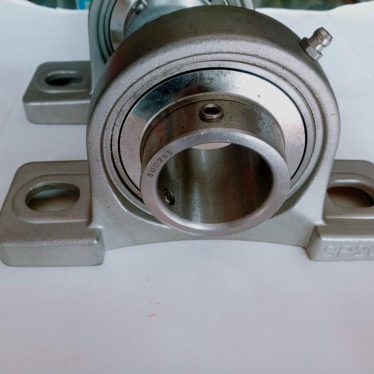不锈钢外球面轴承SUCP204 SUCP205 206 207耐磨耐高温立式座轴承