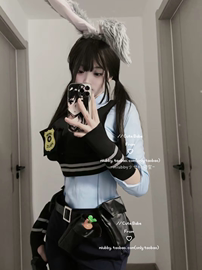 miubby「兔子警官」朱迪cos服连衣裙裤子万圣节漫展卡通角色套装