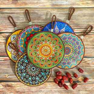 餐桌家用垫碗垫双层软隔热盘垫砂锅垫陶瓷餐垫防烫834木北欧风情