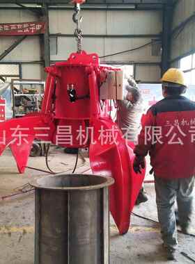 LHZ1200莲花抓钢机适用机型60-80四瓣抓液压梅花抓