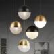 北欧卧室形头床吊灯现代简约轻奢吧台厅餐548创意单头玻璃圆球小
