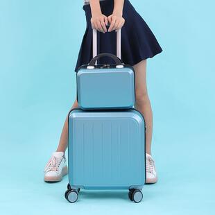 机行你箱小女小李型轻便迷可爱密码拉杆18寸20旅行小号可登皮