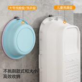 卫生间免打孔脸盆架浴室壁挂洗澡放盆置物架厕所放洗脸盆收纳架子