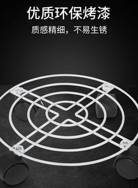 万向轮移动花架 滑轮铁艺花架 落地式花托花盆底座可带刹车
