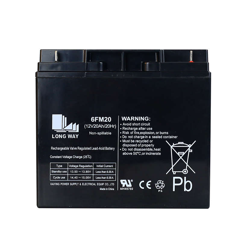 龙威蓄电池 6FM20铁路精密仪器UPS路灯12V20AH计算机后备应急电源